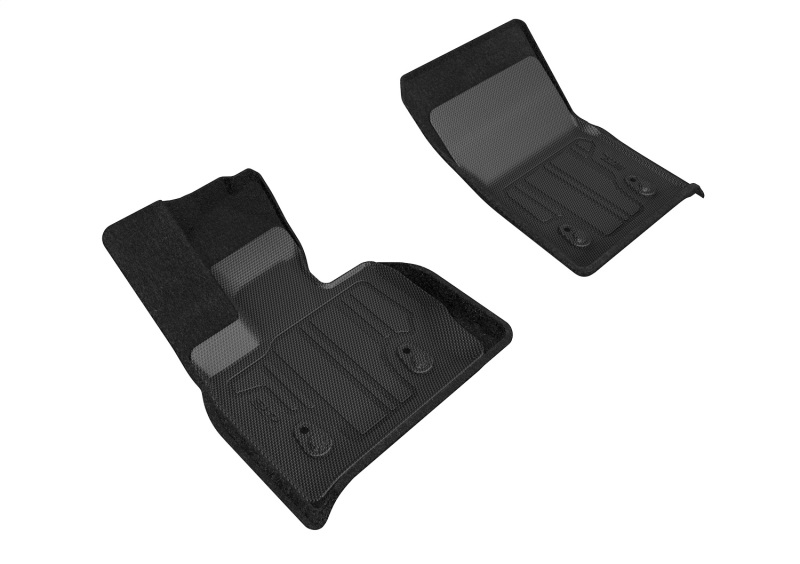 Mercedes-Benz G-Class Floor Mats - Front - 3D MAXpider - Elegant Hybrid - Black - `19-`21 Mercedes-Benz G-Class Floor Mats - Front - 3D MAXpider - Elegant Hybrid - Black - `19-`21